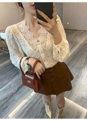 Blouses Women Classy Temperament Elegant Korean Fashion Clothing