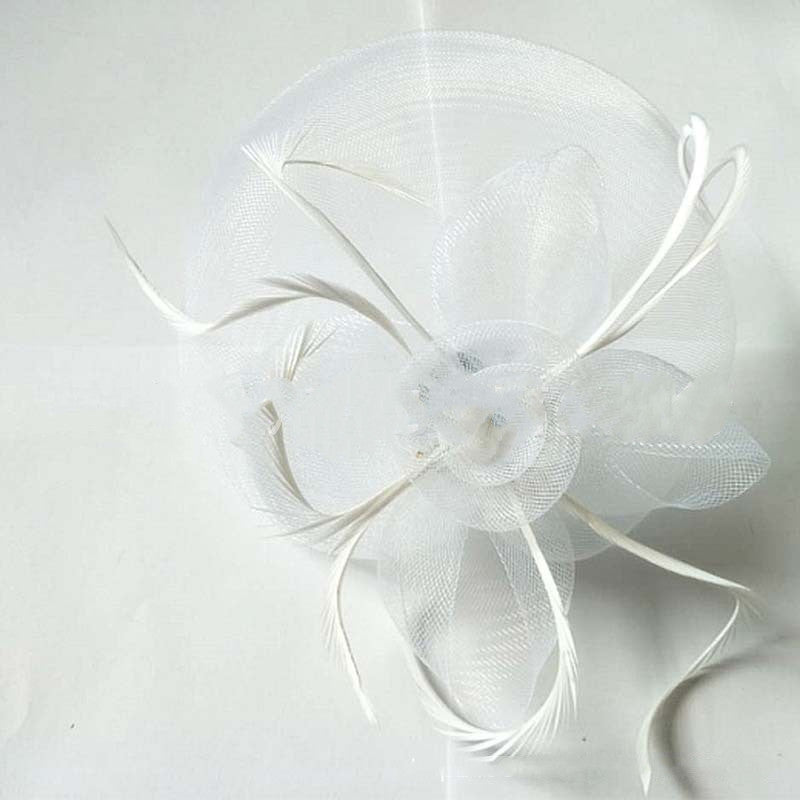 Flower Mesh Hair Accessories Bridal Stage Performance